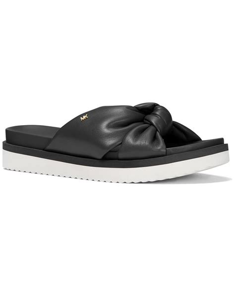 michael kors josie slide sandal|Michael Kors slip on sandals.